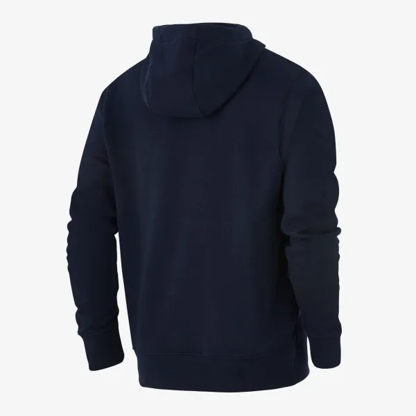 Nike CRO M NK PO CLUB HOODIE FT-OBSIDIAN/WHIT 