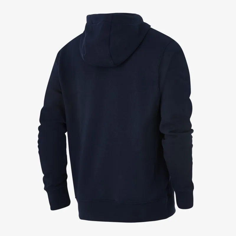 Nike CRO M NK PO CLUB HOODIE FT-OBSIDIAN/WHIT 