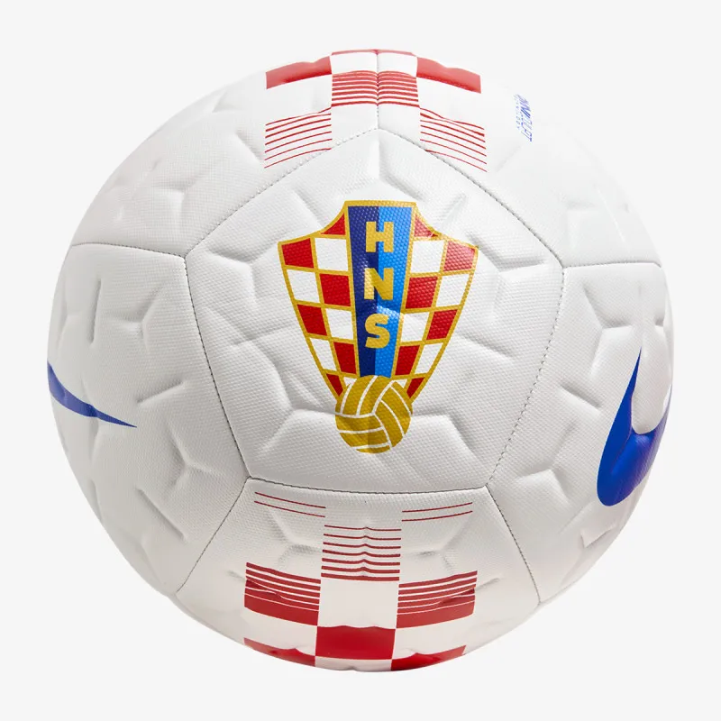 Nike CRO NK ACADEMY BALL-WHITE/UNIVERSITY RED 