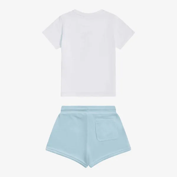 JC Logo Tee & Velour Short Set 