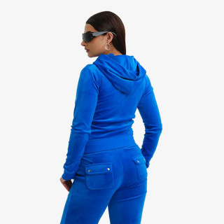 MAJICA DUGIH RUKAVA S PATENTOM ZIP THROUGH HOODIE WITH  ZIP PULL &  JC 