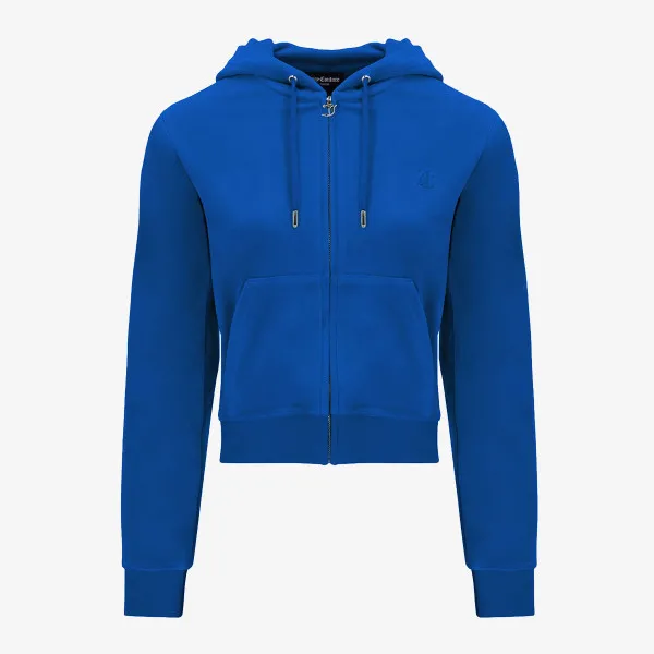 MAJICA DUGIH RUKAVA S PATENTOM ZIP THROUGH HOODIE WITH  ZIP PULL &  JC 