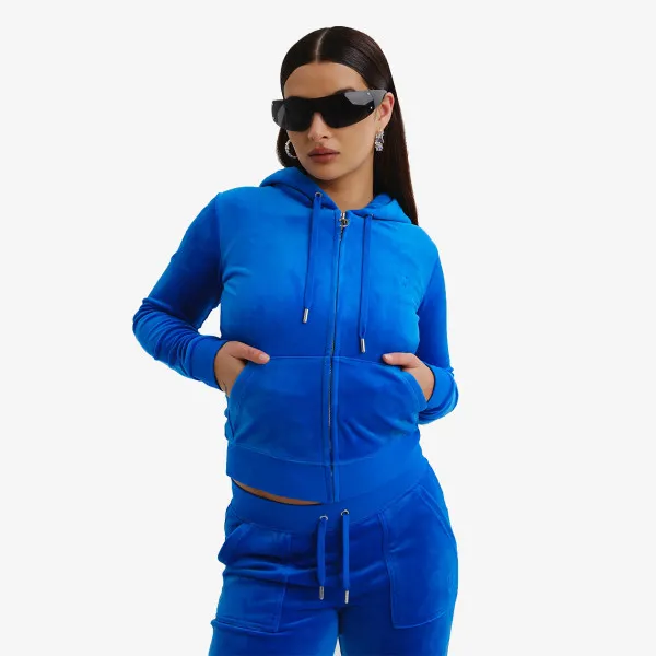 MAJICA DUGIH RUKAVA S PATENTOM ZIP THROUGH HOODIE WITH  ZIP PULL &  JC 