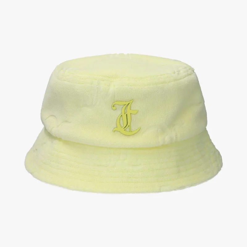 ELEANNA MONOGRAM TOWELLING BUCKET HAT 