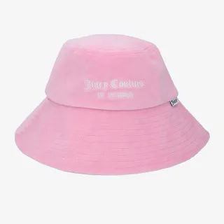VELOUR LONG BRIM BUCKET HAT 