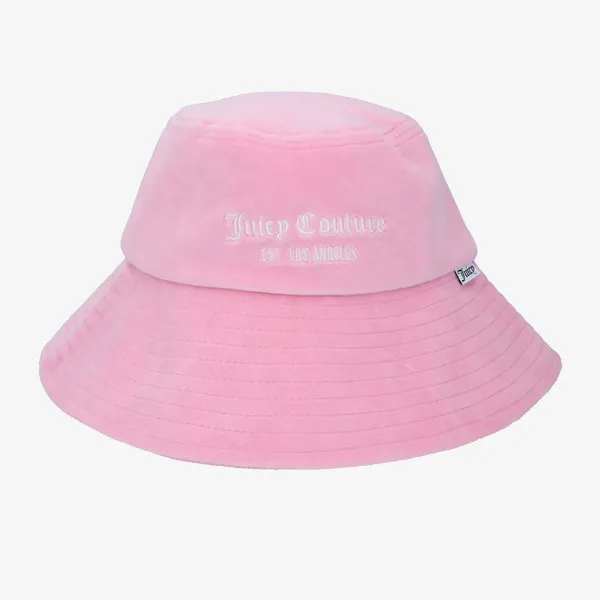 VELOUR LONG BRIM BUCKET HAT 