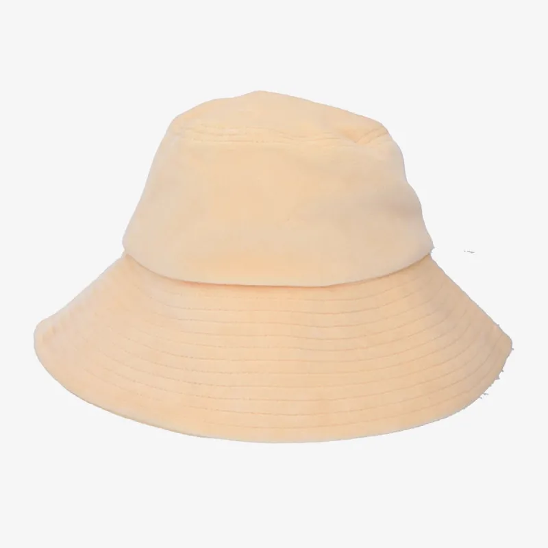 VELOUR LONG BRIM BUCKET HAT 