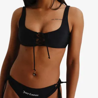 LYCRA BIKINI SET WITH LATTICE DETAILING 