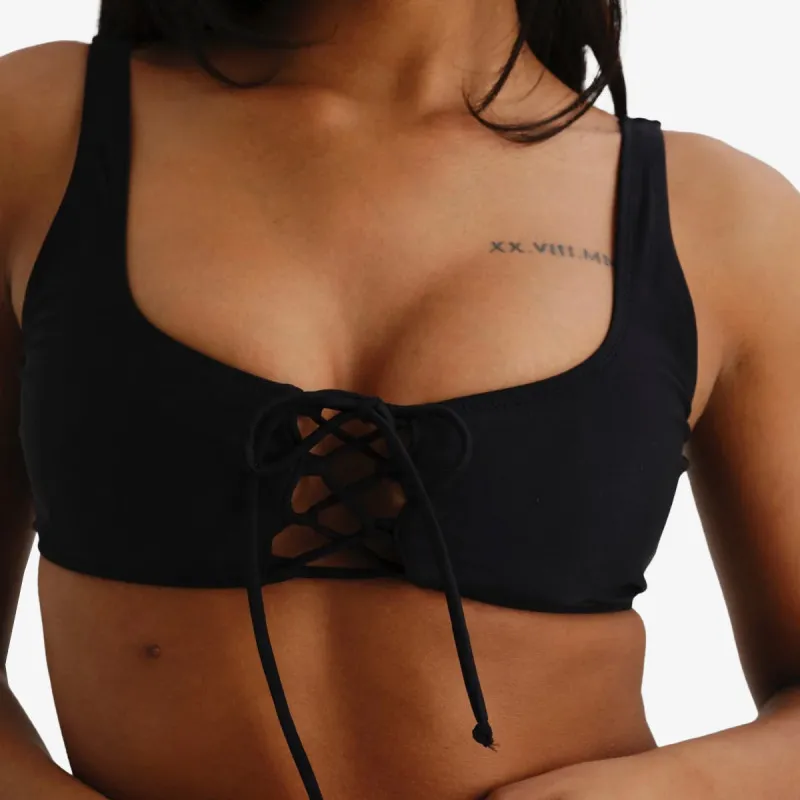 LYCRA BIKINI SET WITH LATTICE DETAILING 