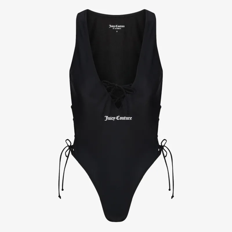 ONE PIECE SWIMSUIT WITH LATTICE DETAIL 