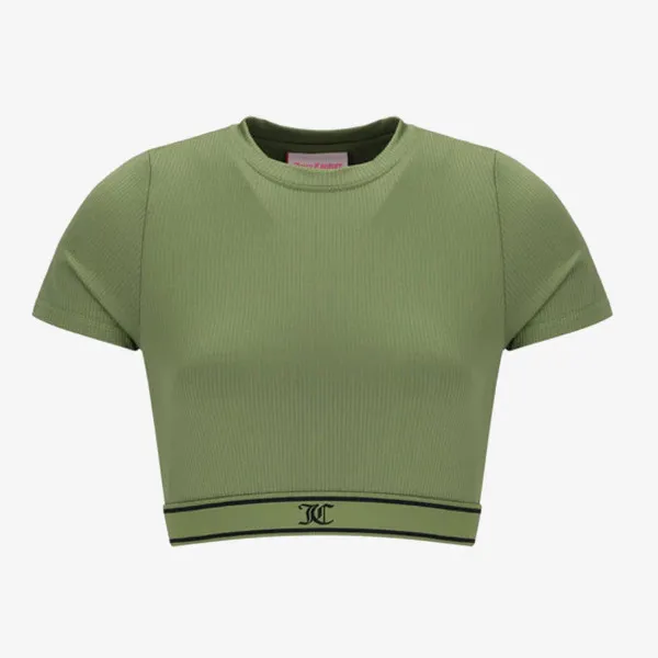 RAYON RIB SHORT SLEEVE TOP 