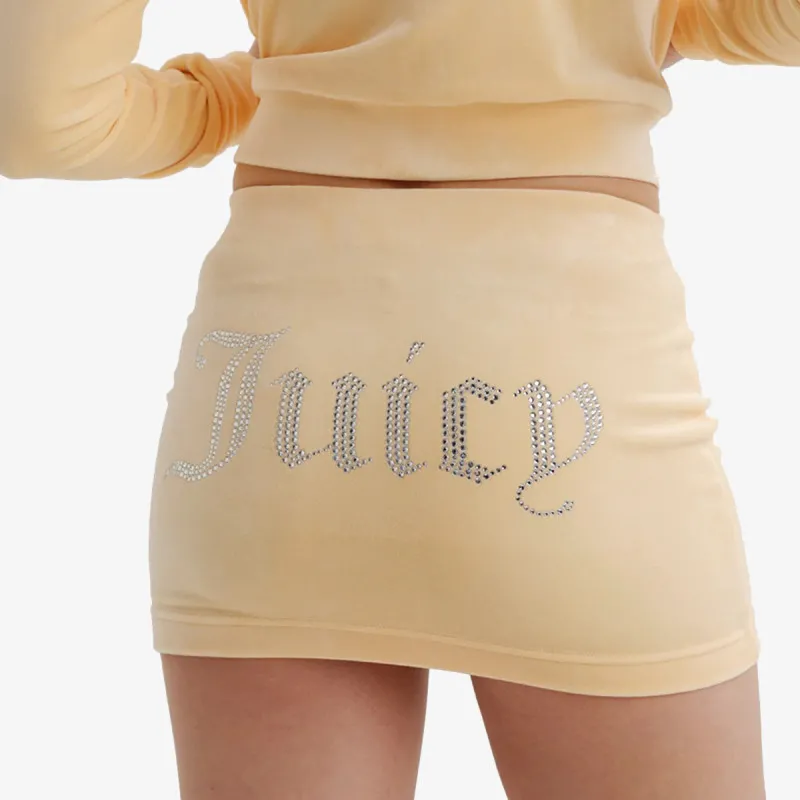 Velour Tube Skirt 