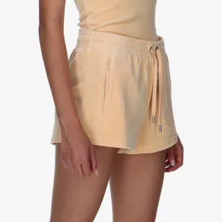 VELOUR TRACK SHORTS WITH DIAMANTE BRANDI 