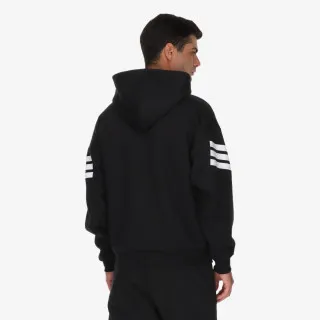 adidas Majica s kapuljačom s patentom 3-Stripes 