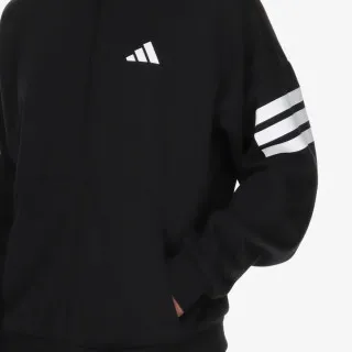 adidas Majica s kapuljačom s patentom 3-Stripes 