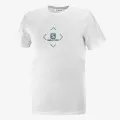 Salomon COTTON TEE M Wh/Trellis/Pacific 