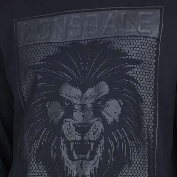 Lonsdale BLK LION T-SHIRT LS 