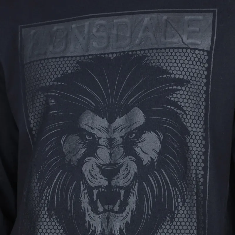 Lonsdale BLK LION T-SHIRT LS 