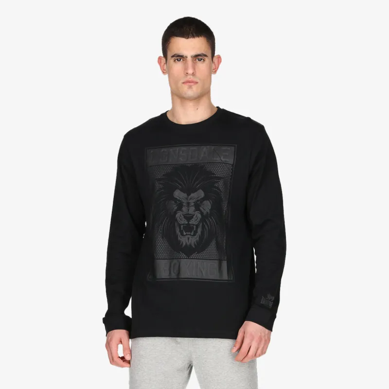 Lonsdale BLK LION T-SHIRT LS 