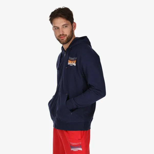 Lonsdale Majica s kapuljačom na patent Topping Full Zip Hoody 