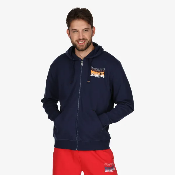 Lonsdale Majica s kapuljačom na patent Topping Full Zip Hoody 