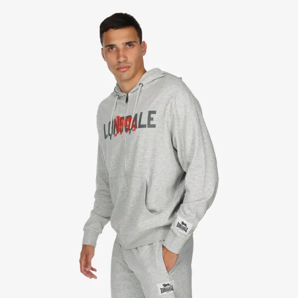 Lonsdale Majica s kapuljačom na patent Boxing Logo FW22 Full Zip Hoody 