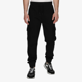 LONSDALE HLAČE Black London Cuffed Pants 