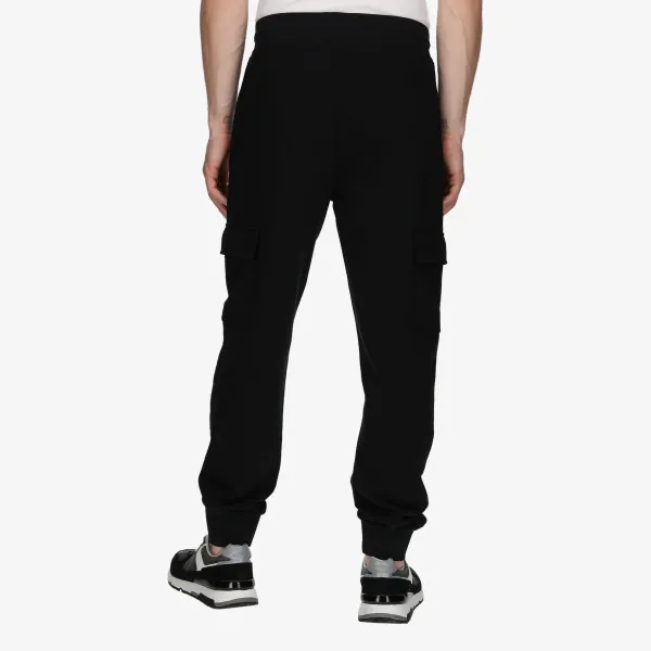 LONSDALE HLAČE Black London Cuffed Pants 