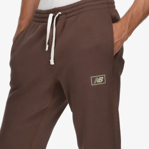 New Balance HLAČE Essentials Brushed Back Pant 