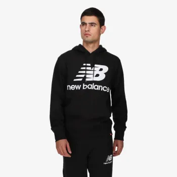 New Balance MAJICA S KAPULJAČOM NA PATENT Essentials Stacked Logo 