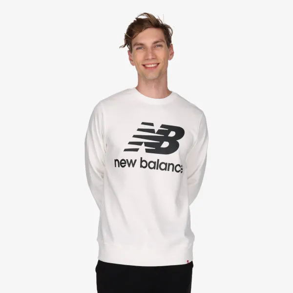 New Balance Majica s kapuljačom Essentials Stacked Logo Crew 