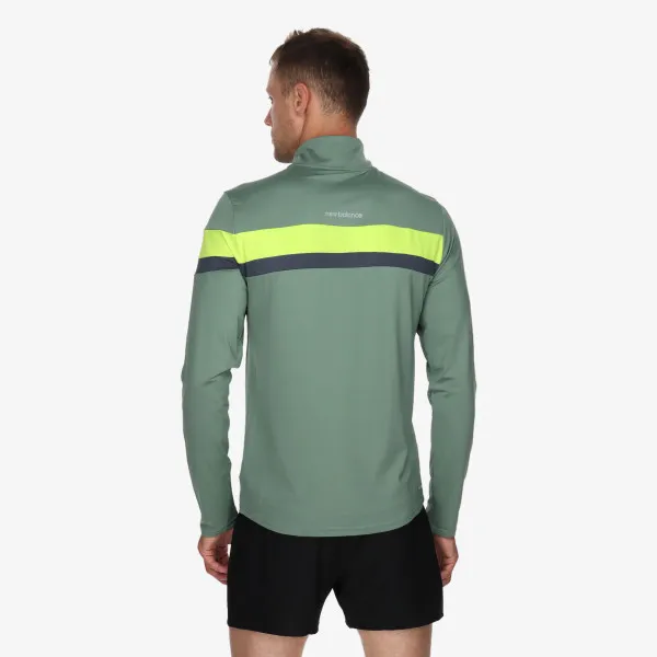 New Balance MAJICA DUGIH RUKAVA S POLU PATENTOM Accelerate Half Zip 