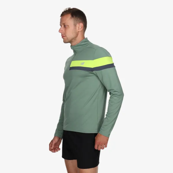 New Balance Majica dugih rukava s polu patentom Accelerate Half Zip 