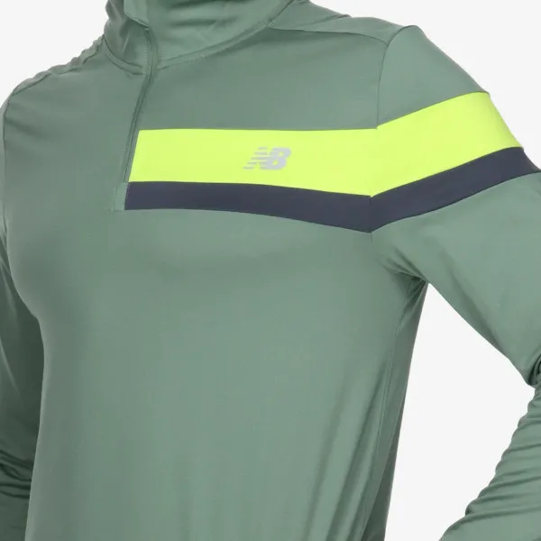 New Balance MAJICA DUGIH RUKAVA S POLU PATENTOM Accelerate Half Zip 
