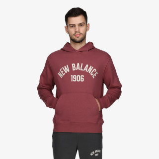 New Balance MAJICA S KAPULJAČOM Essentials Varsity Fleece Hoodie 
