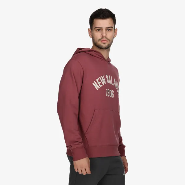 New Balance MAJICA S KAPULJAČOM Essentials Varsity Fleece Hoodie 