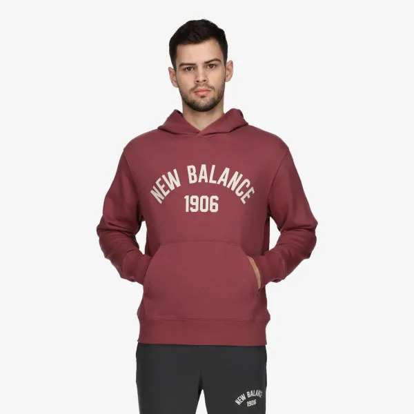 New Balance MAJICA S KAPULJAČOM Essentials Varsity Fleece Hoodie 