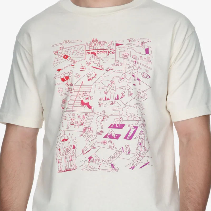 New Balance Athletics Sports Mural T-Shirt 