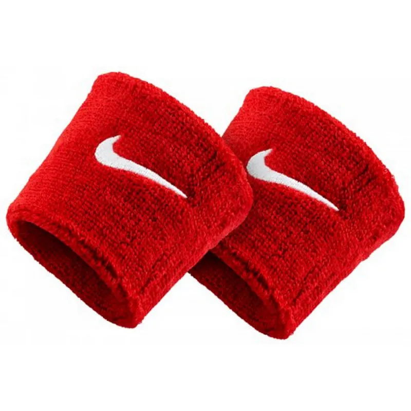 Nike Traka za zapešće NIKE SWOOSH WRISTBANDS VARSITY RED/WHITE 
