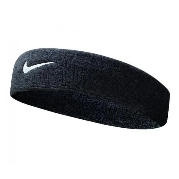 Jr Nike HEADBAND NIKE SWOOSH HEADBAND BLACK/WHITE 