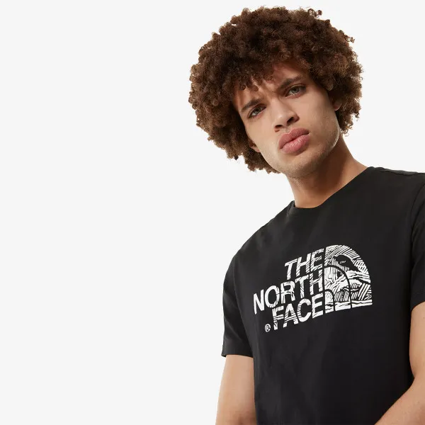 The North Face M S/S WOODCUT DOME TEE-EU 