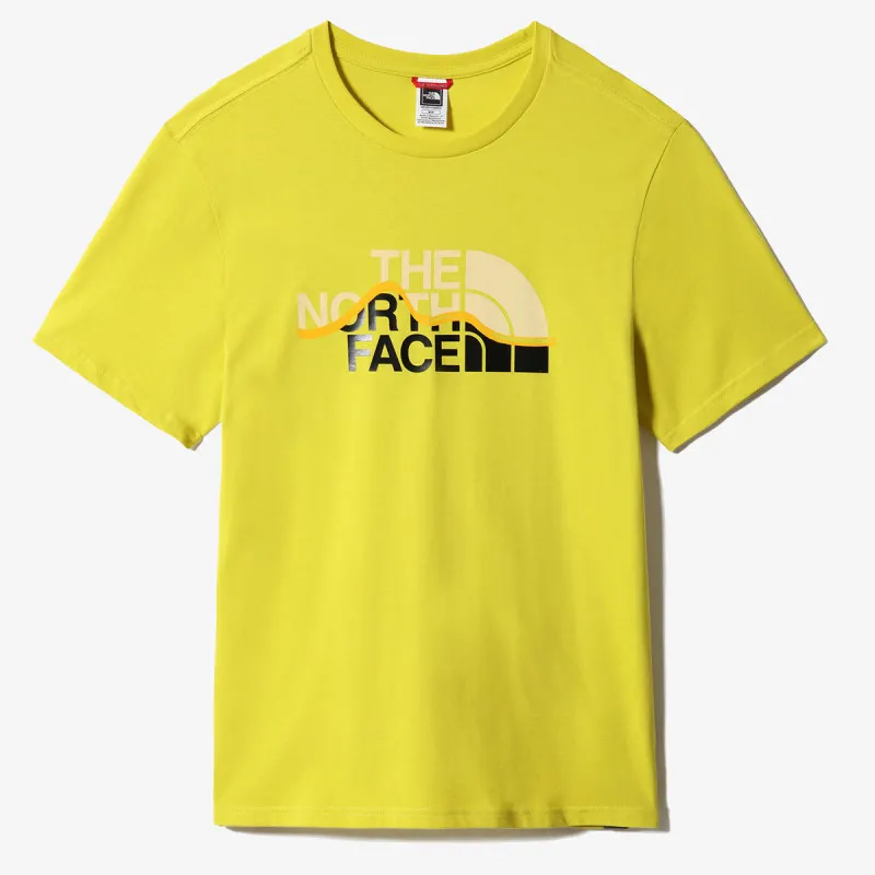 The North Face M S/S MOUNT LINE TEE ACID YELLOW 