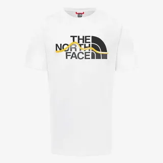 The North Face M S/S MOUNT LINE TEE TNFWHT/SUMMTGLD 