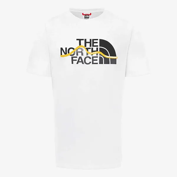 The North Face M S/S MOUNT LINE TEE TNFWHT/SUMMTGLD 