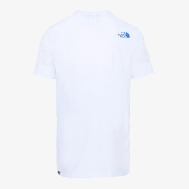 The North Face M S/S MOUNT LINE TEE TNFWHT/SUMMTGLD 