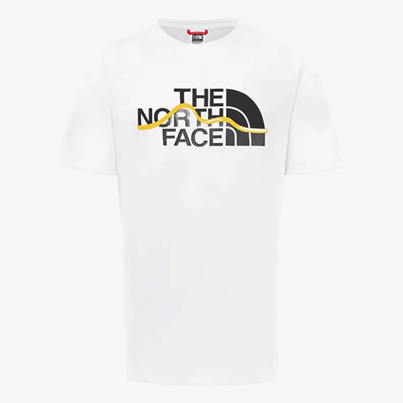 The North Face M S/S MOUNT LINE TEE TNFWHT/SUMMTGLD 