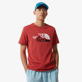 The North Face T-shirt M S/S MOUNT LINE TEE TANDORI SPCE RD 