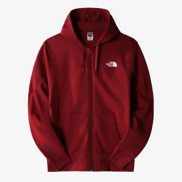 The North Face Majica s kapuljačom na patent M OPEN GATE FULLZIP HOODIE - EU CORDOVAN 