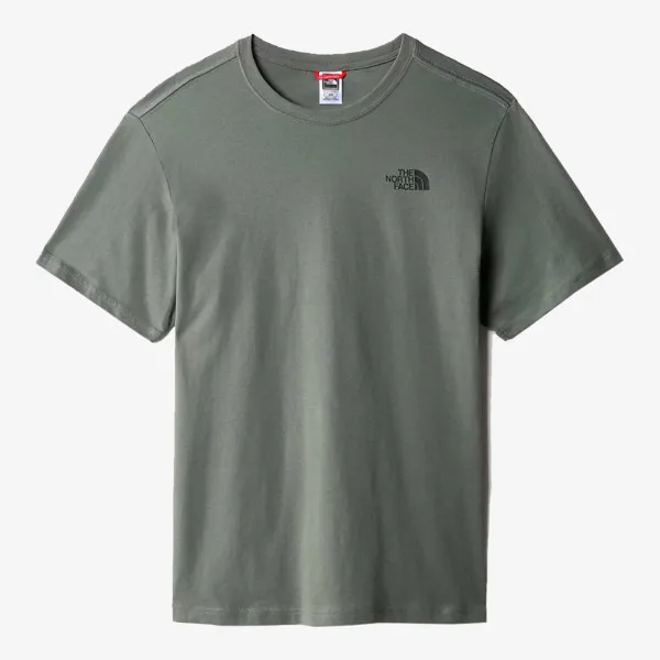 The North Face M S/S REDBOX TEE  - EU THYME/TNF BLACK 