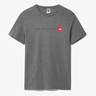 The North Face T-shirt M S/S NSE TEE TNFMDGYHR/TNFRD 
